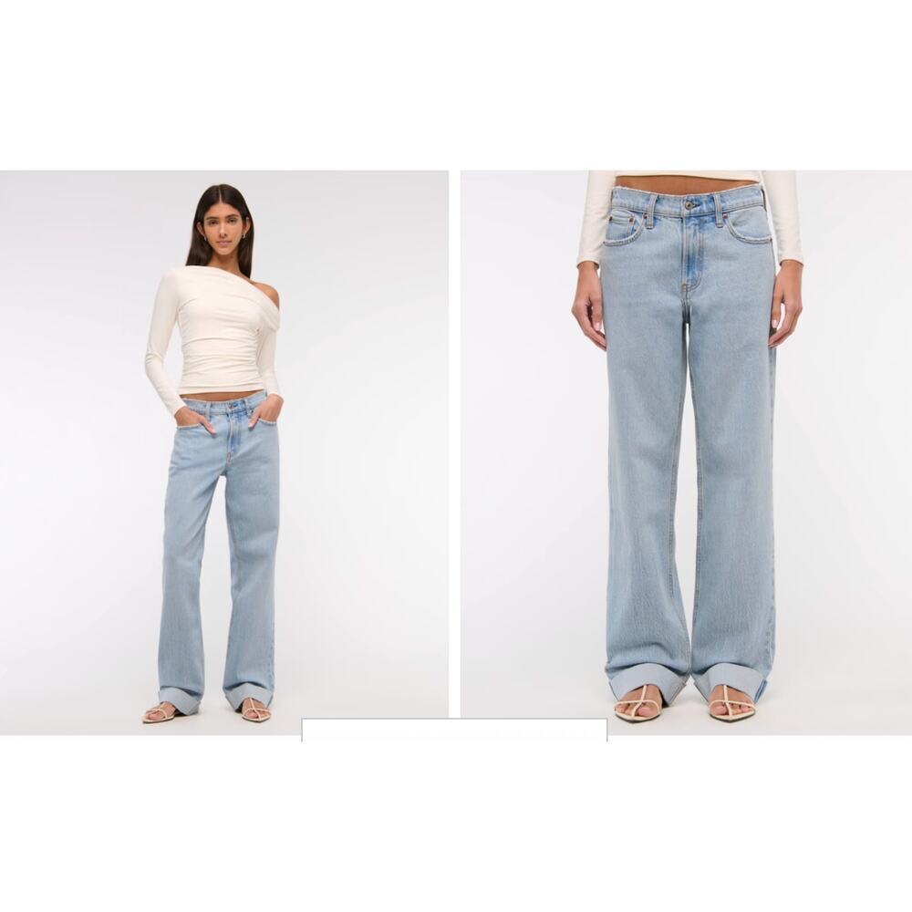 Abercrombie & Fitch Baggy Low Rise Jeans Sz 10R